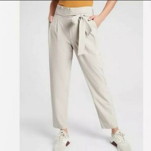 Athleta Skyline II Paperbag Pants - Khaki Size 10P